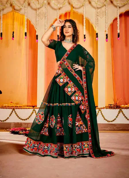Navratri Special Georgette Lehenga Choli By Nsf  Online Wholesale